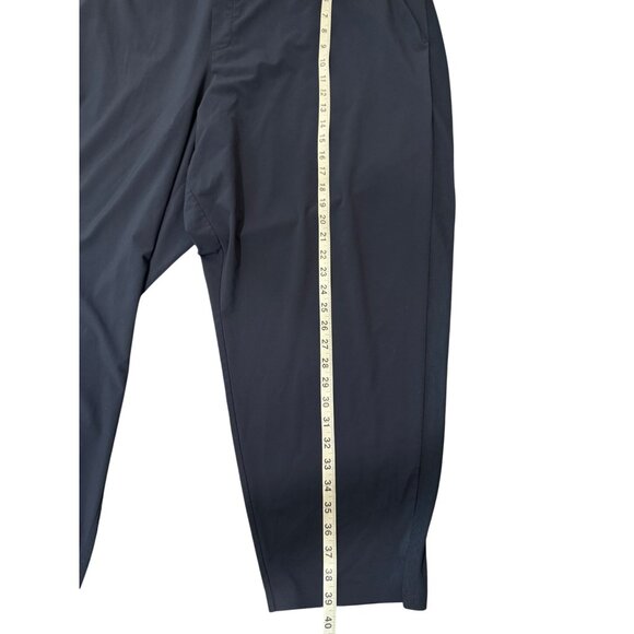 Athleta Brooklyn Ankle Pants Navy Blue Lightweight Pull-On Stretch Women Size 26 - Picture 6 of 8
